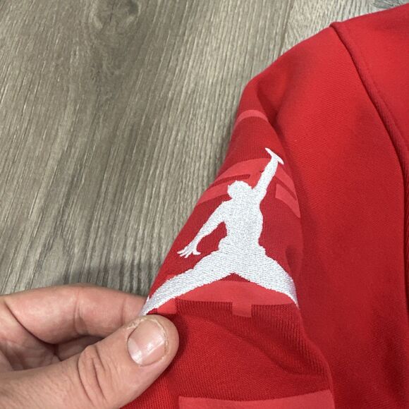 Air Jordan Philadelphia 76ers Courtside Hoodie Red Statement Edition Men's SZ XL - Picture 5 of 7